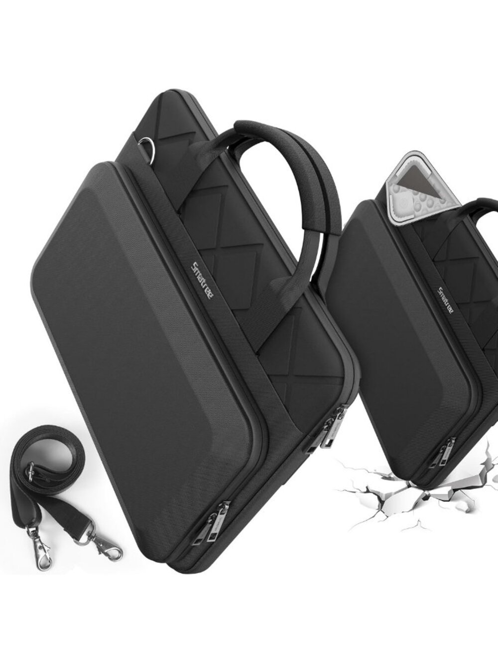 Water-Resistant 15-16" Laptop Shoulder Bag | Stylish Briefcase for Work & Travel
